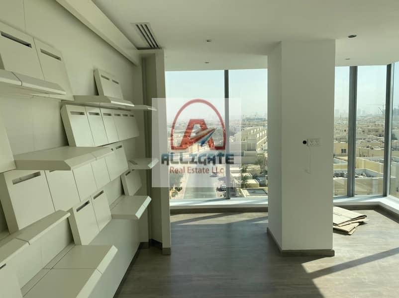 2 Fitted and partitions  office for rent on SZR ( AC free)