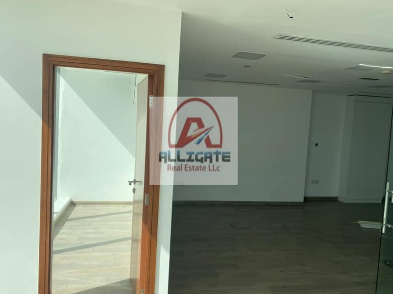 4 Fitted and partitions  office for rent on SZR ( AC free)