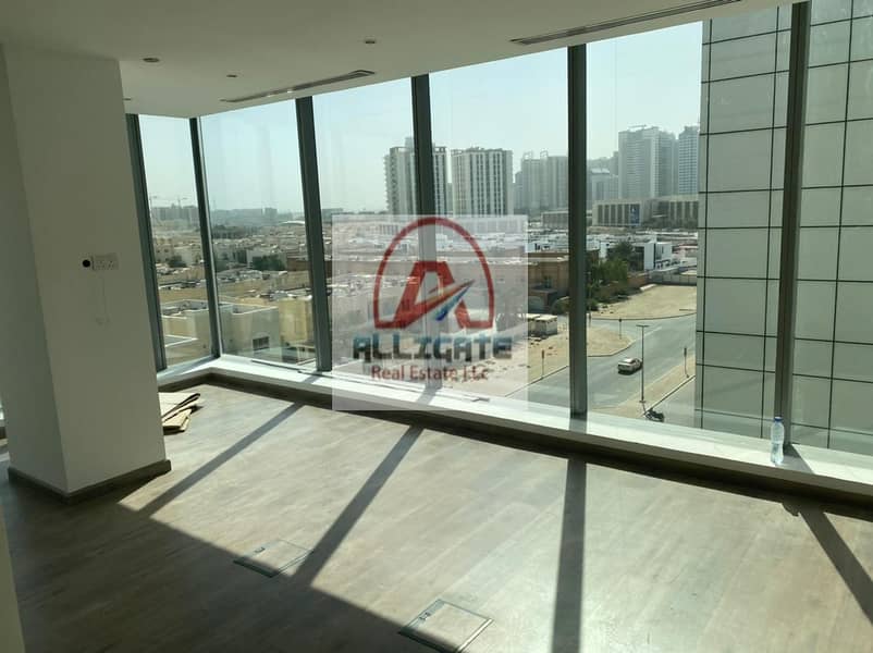10 Fitted and partitions  office for rent on SZR ( AC free)