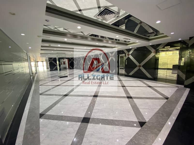 12 Fitted and partitions  office for rent on SZR ( AC free)