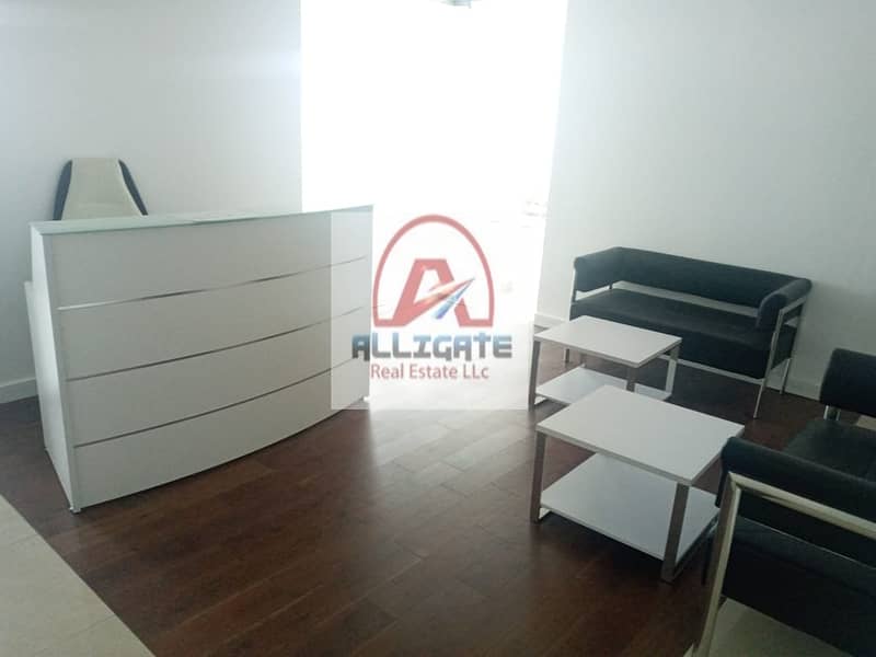 3 DN-Partially Furnished Office with 2 partition l near Metro
