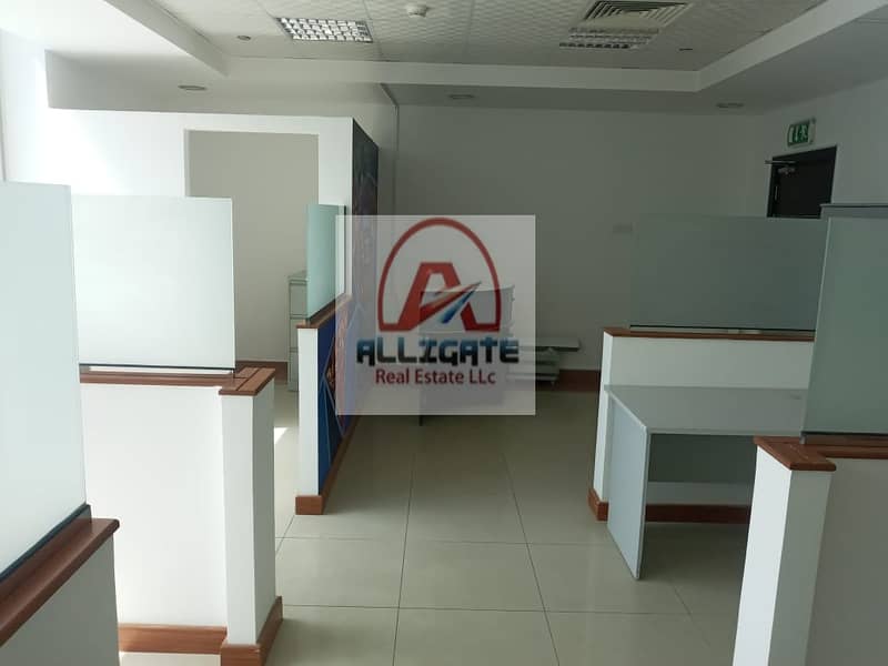 7 DN-Fully Fitted With Partition office vacant for Rent