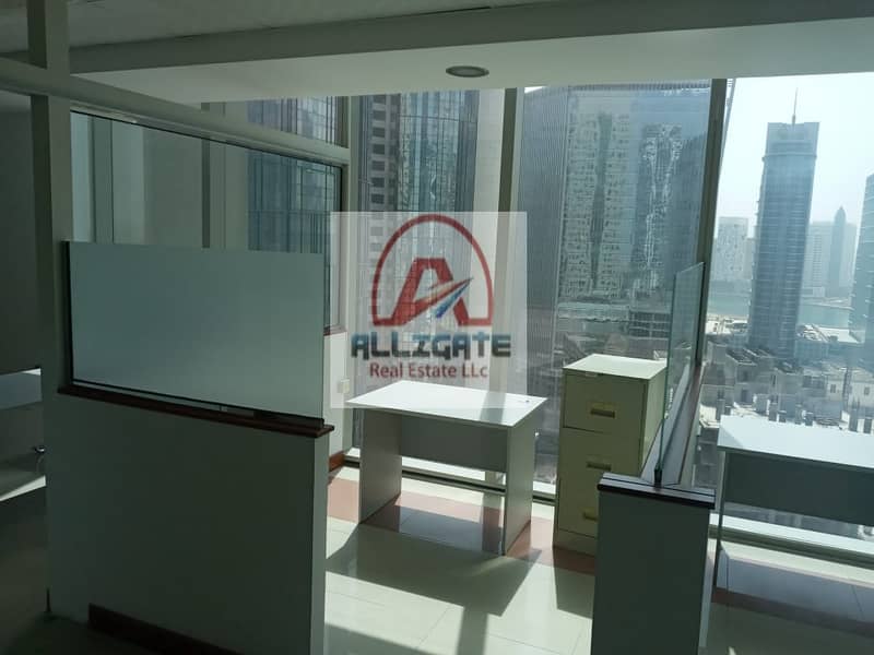 8 DN-Fully Fitted With Partition office vacant for Rent