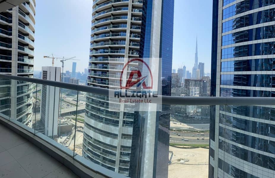 3 WELL - MAINTAINED| SPACIOUS |FULLY - FURNISHED WITH BALCONY| BURJ KHALIFA VIEW.