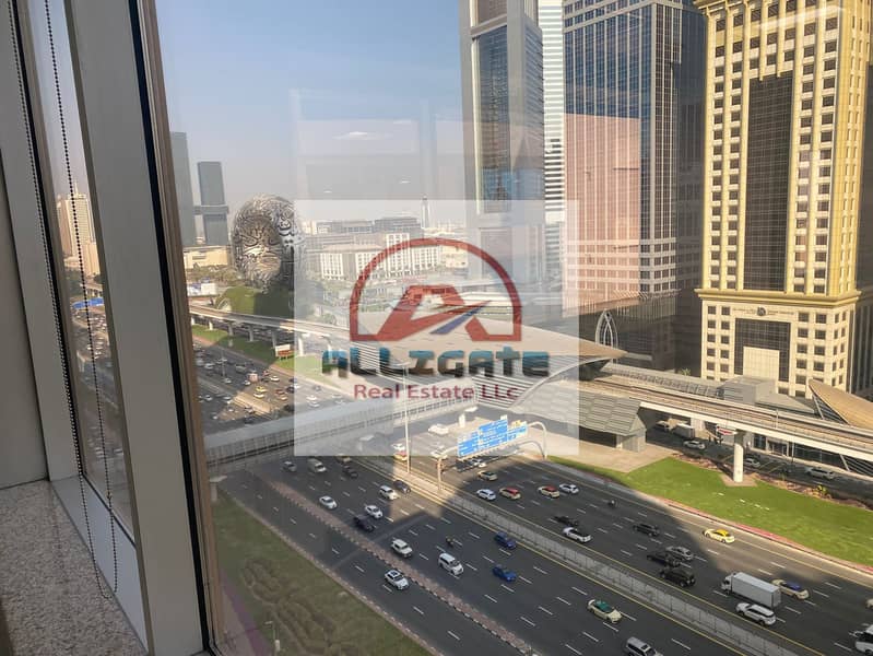 Beautiful || Sheikh zayed Road view ||  Office for Rent