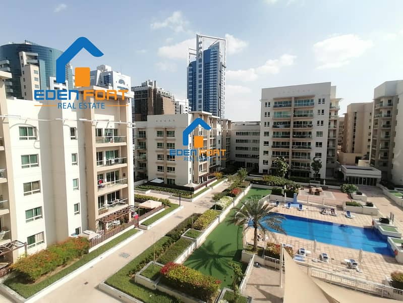 7 Nice 2 Bhk+Study | Pool Facing | Al Samar 2 |Greens