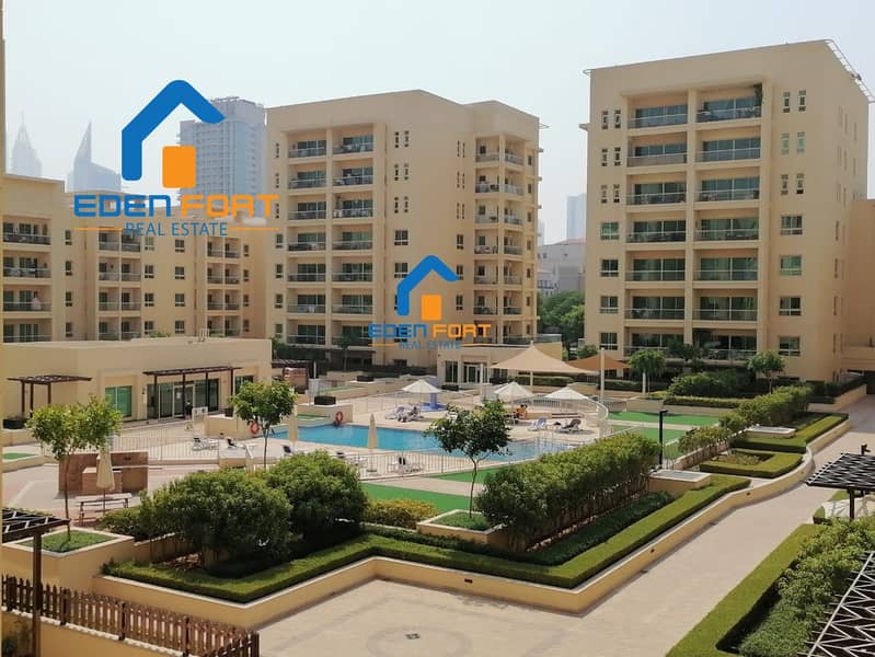 Large Layout | Nice 1 BHK | Pool View | Greens