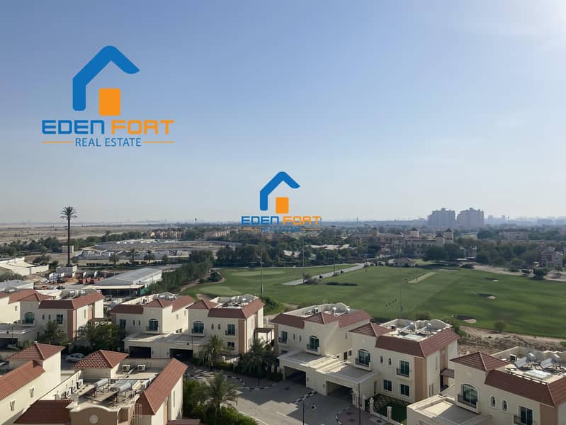 10 GOLF VIEW UN-FURNISHED STUDIO IN SPORTS CITY FOR RENT. .