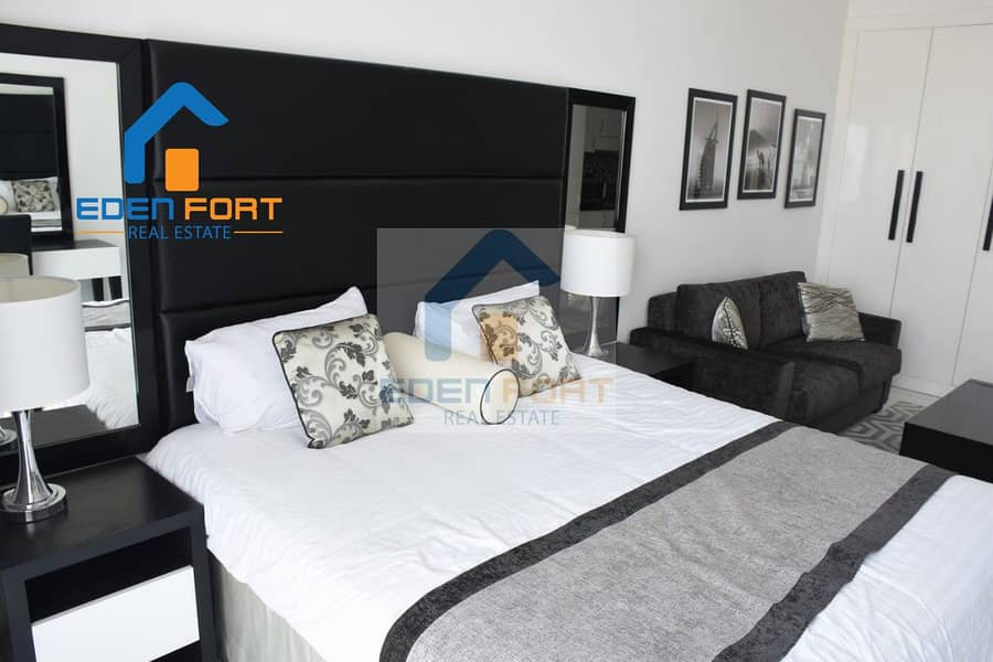 5 Multiple Cheques | Fully Furnished | studio Flat