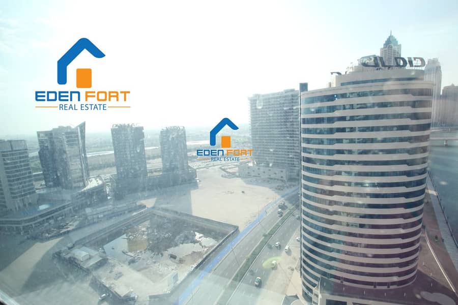 9 Office in Business Tower for Rent with 2 Car Parking's