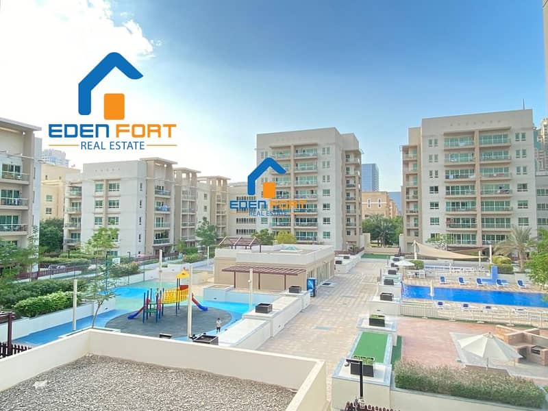 Nice & Huge  | 2  Bedroom | Pool Facing | Al Samar 3  | Greens