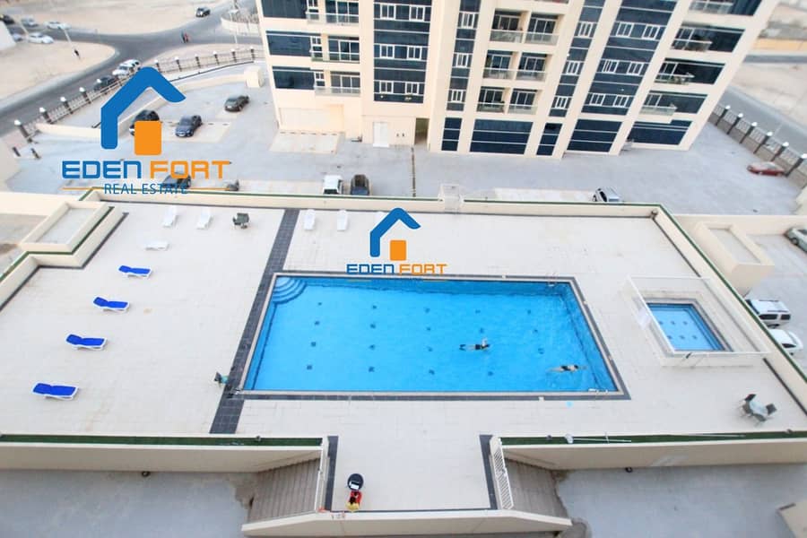 9 BEAUTIFUL POOL VIEW 1BHK AVAILABLE IN ROYAL RESIDENCE - DSC