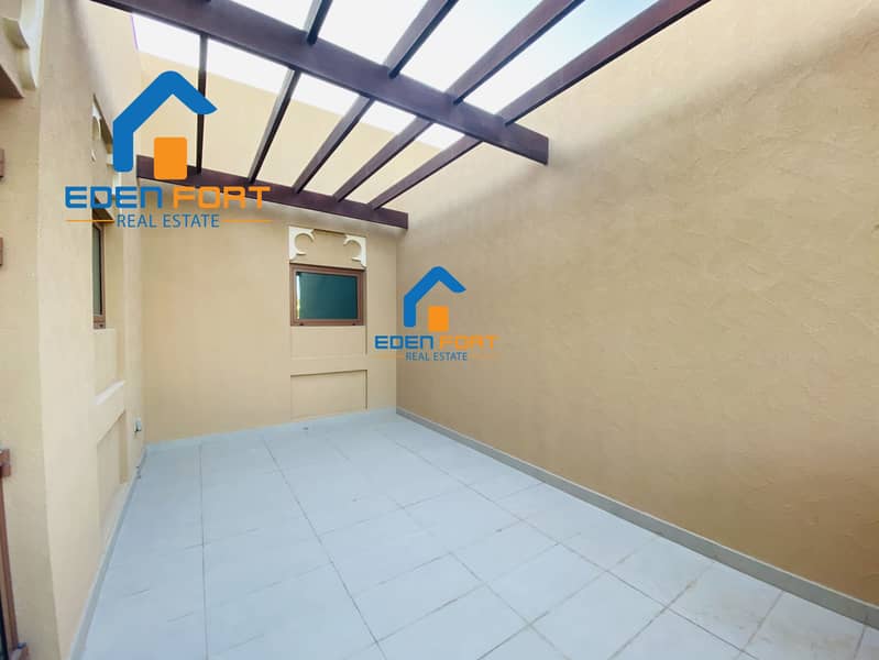 22 BEAUTIFUL 3BR+MAID  ROOF TOP VILLA IN AL FURJAN