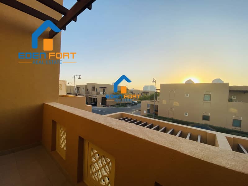 24 BEAUTIFUL 3BR+MAID  ROOF TOP VILLA IN AL FURJAN