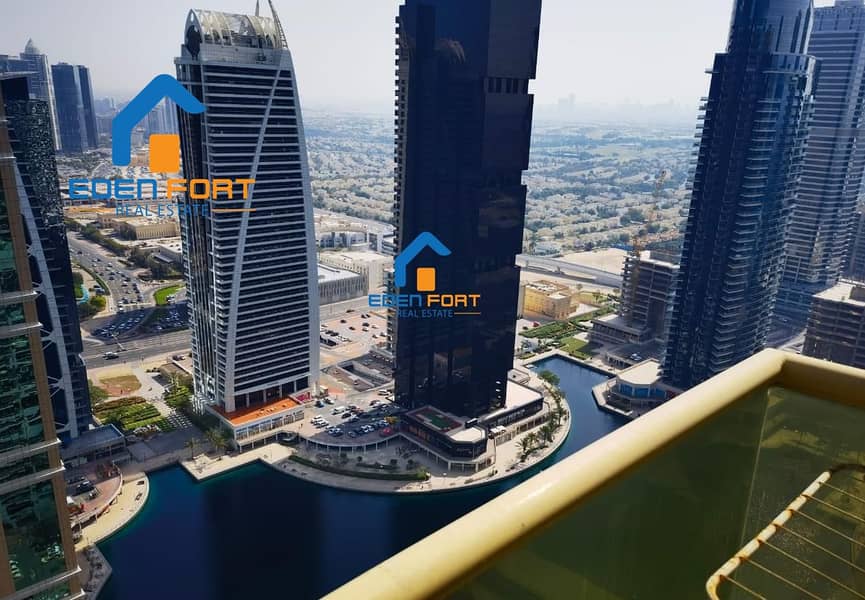 LAKE VIEW HIGH FLOOR UNFURNISHED 1BHK IN JLT