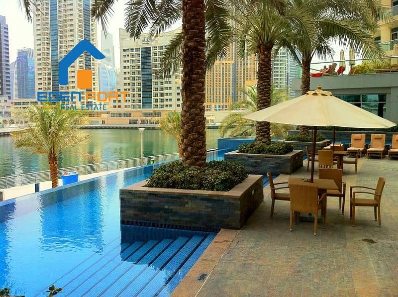 位于迪拜码头，公园岛公寓，萨尼贝尔大厦 1 卧室的公寓 110000 AED - 6382248