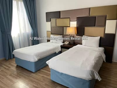 2 Bedroom Apartment for Rent in Bur Dubai, Dubai - Twin Beds