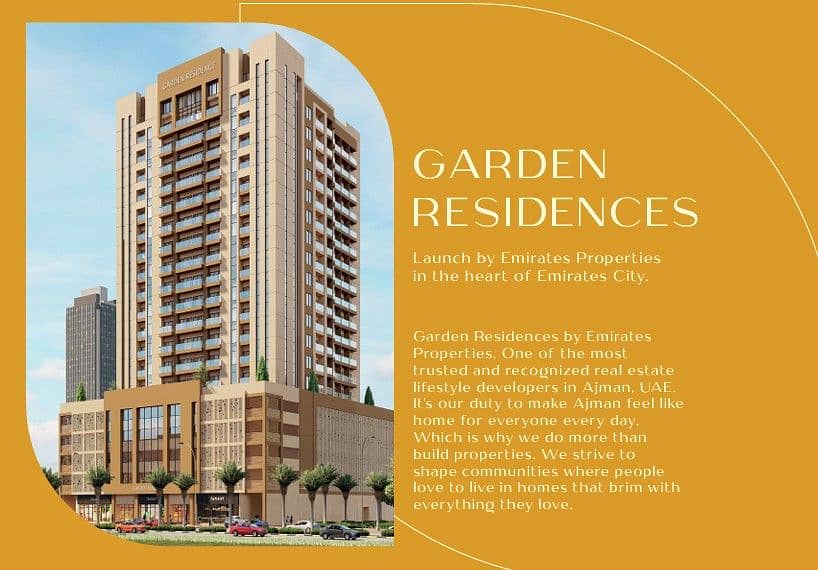 位于阿联酋城，花园公寓 1 卧室的公寓 390000 AED - 7596401