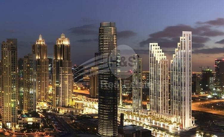 Panoramic views of Downtown Dubai | 2Bed