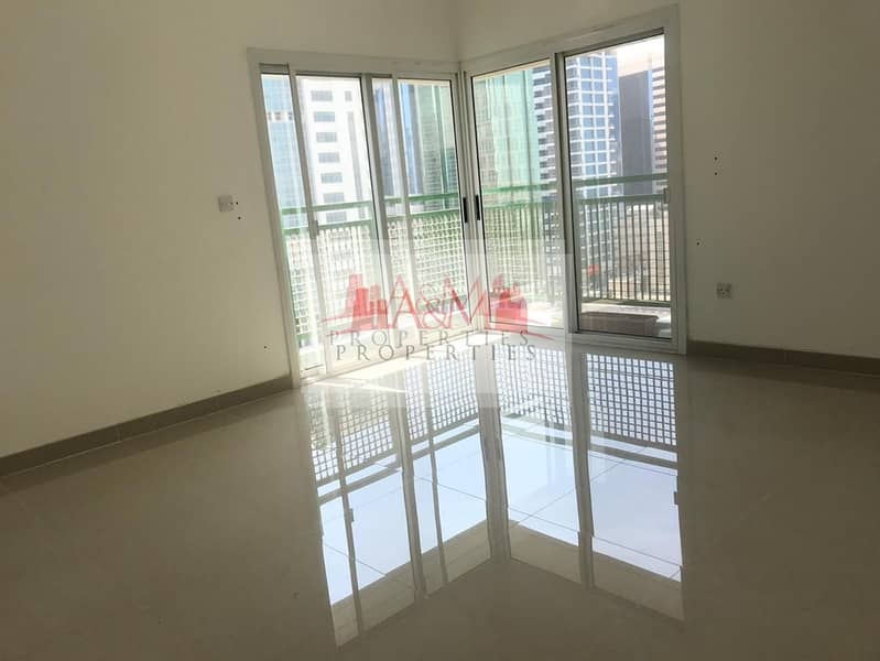 4 3 spacious bhk with maid room and balcony in khalidiya