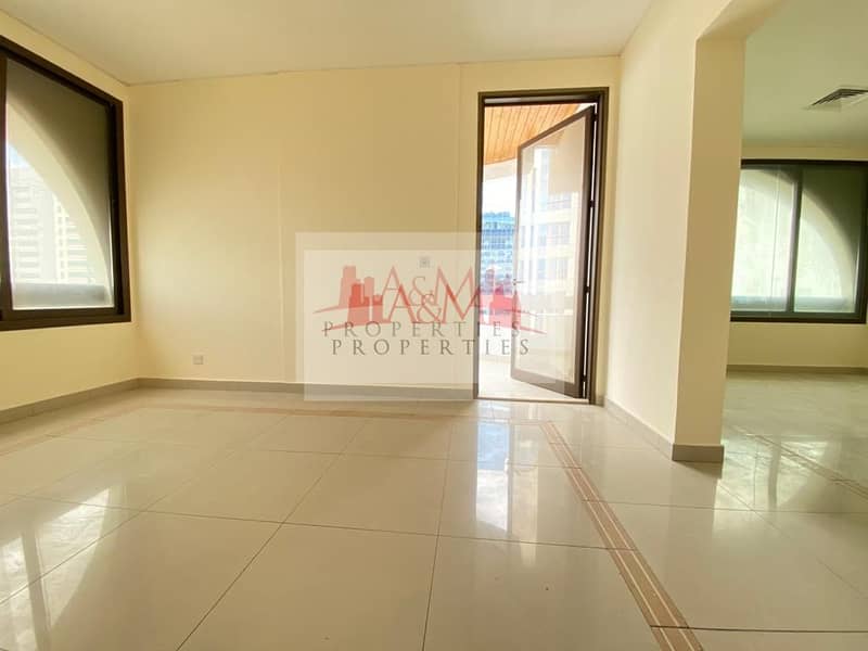 5 EXCELLENT OFFER 3 Bedroom Apartment with Balcony and Maids room 80000 only at Airport road. . !