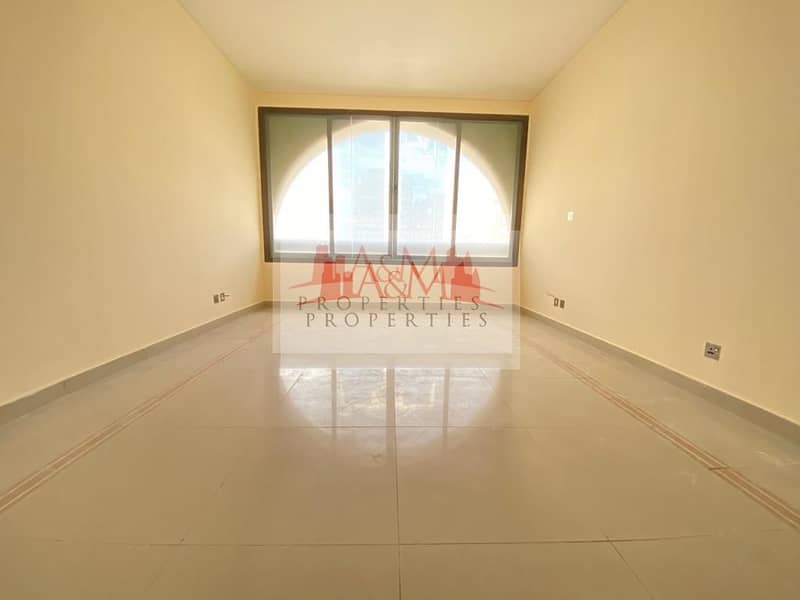 6 EXCELLENT OFFER 3 Bedroom Apartment with Balcony and Maids room 80000 only at Airport road. . !