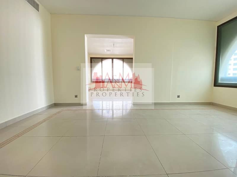 8 EXCELLENT OFFER 3 Bedroom Apartment with Balcony and Maids room 80000 only at Airport road. . !