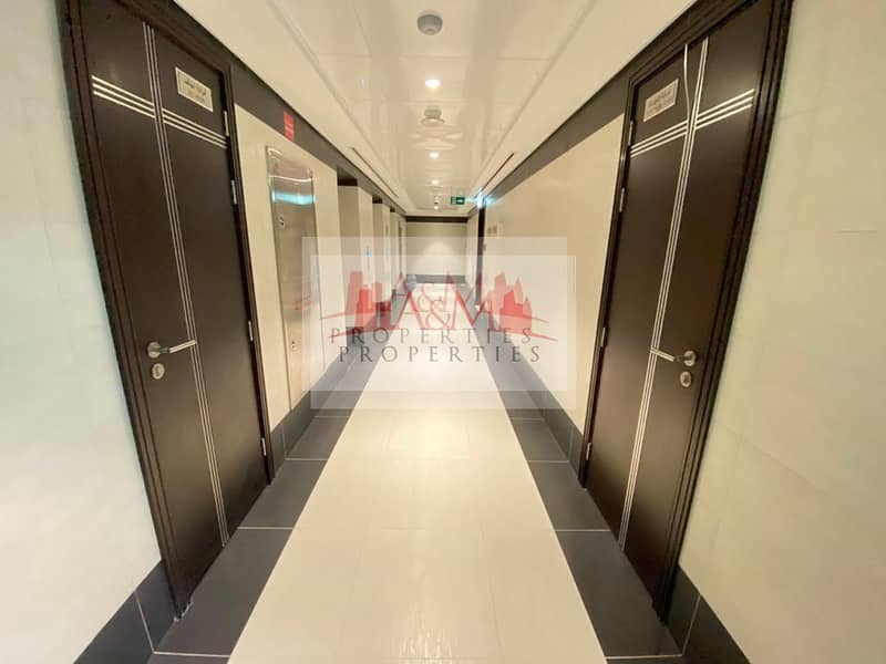 BRAND NEW . :Two  Bedroom Apartment with Basement Parking Near Salam Street for AED 55,000 Only. !