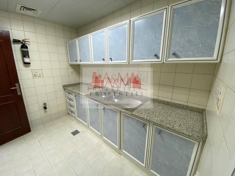 5 NEWLY RENOVATED. : One Bedroom Apartment with Balcony & Wardrobes for AED 45