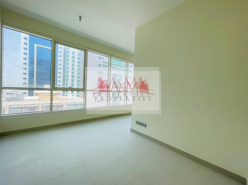 FIRST TENANT. : Two Bedroom Apartment with Balcony & Basement parking for AED 63,999  Only. !!