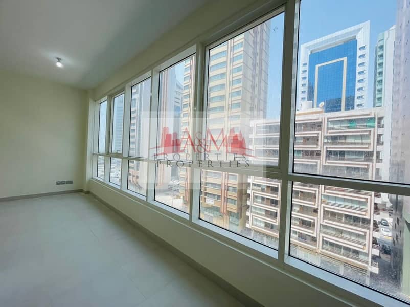6 FIRST  TENANT. : One Bedroom Apartment  with Balcony & Basement Parking for AED 45