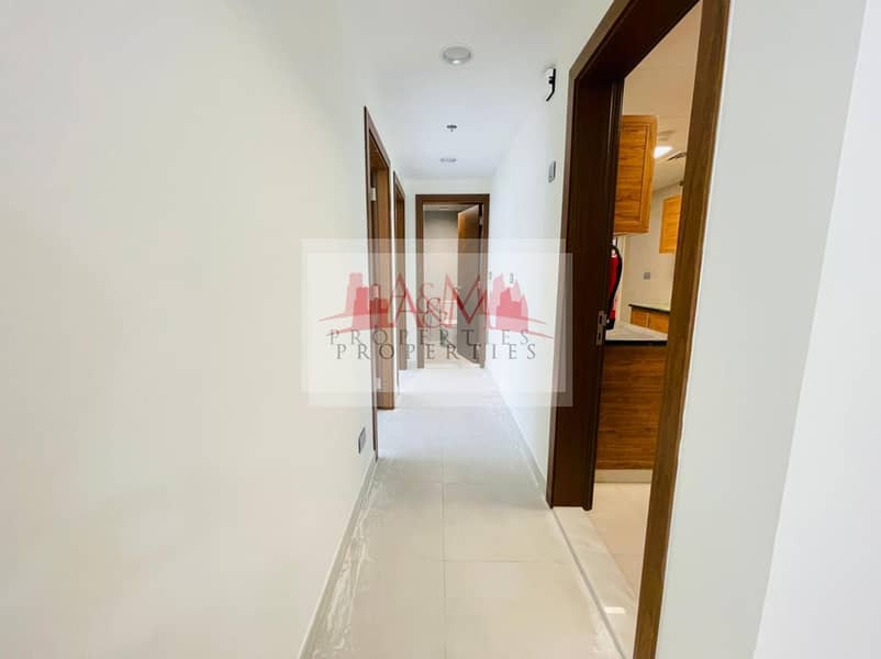 8 FIRST  TENANT. : One Bedroom Apartment  with Balcony & Basement Parking for AED 45
