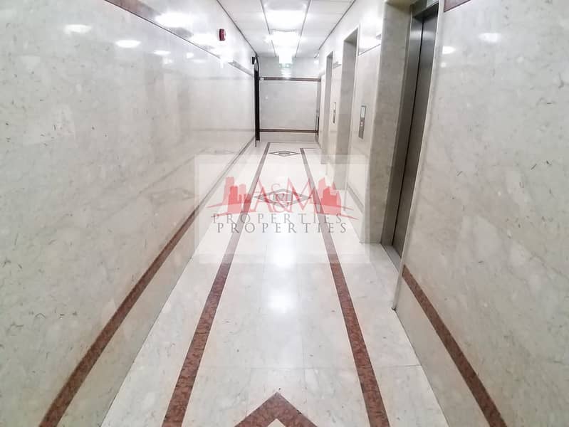 ONE MONTH FREE. : Three Bedroom Apartment with Maids room in Liwa Street for AED 70,000 Only. !!