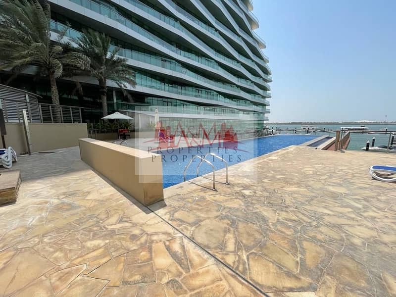 25 You’ll fall in LOVE with the VIEW. : One Bedroom Apartment with Sea View & all Facilities for AED 93