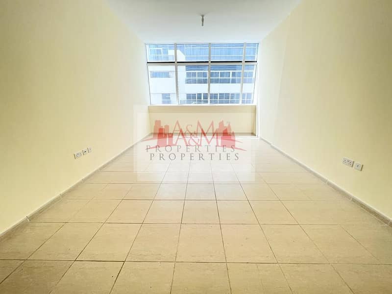 High Quality Living | Two Bedroom Apartment with Maids room & Basement Parking in Salam Street for AED 65,000 Only. !!