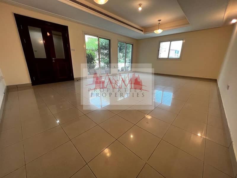 RARE VACANCY | GATED COMMUNITY | Three Bedroom with Maids room & all Facilities for AED 135,000 Only. !