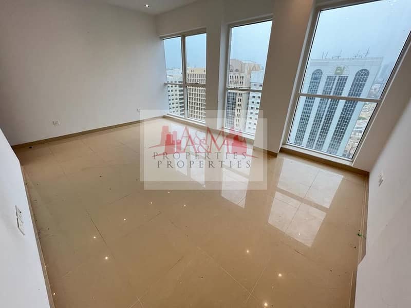 BRAND NEW TOWER | OPEN VIEW | Two Bedroom Apartment with Basement Parking in Airport Street for AED 60,000 Only. !