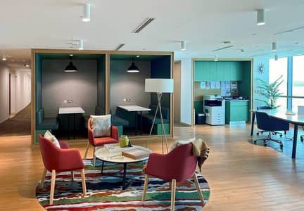 Office for Rent in Dubai Airport Freezone (DAFZA), Dubai - Regus DAFZA - Meeting booths. jpg