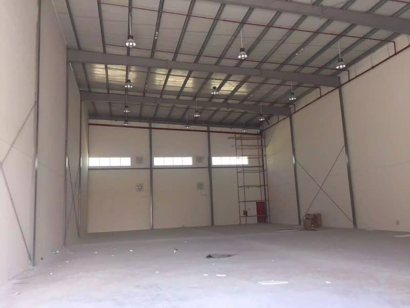 9500 SQFT upto 100,000 SQFT warehouses available in industrial areas of sharjah.