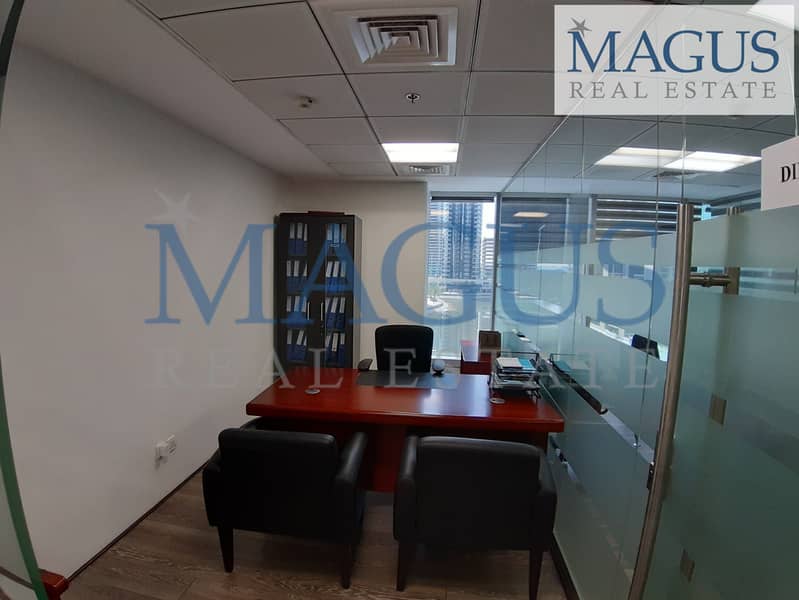 4 Fully Fitted & Furnished Office At JLT I Saba Tower 1