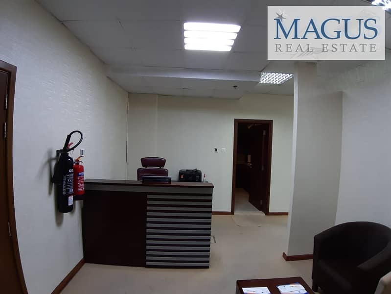 4 Fully fitted with partitions office | Al Manara