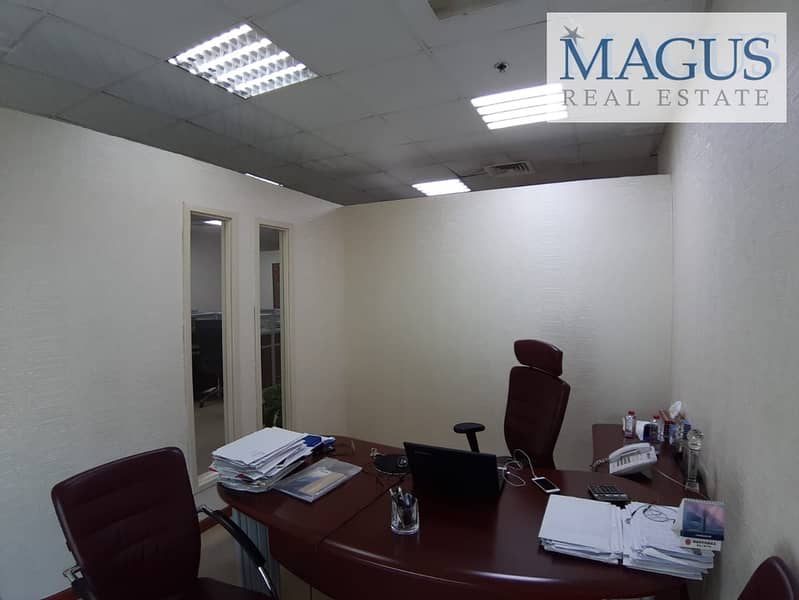 6 Fully fitted with partitions office | Al Manara