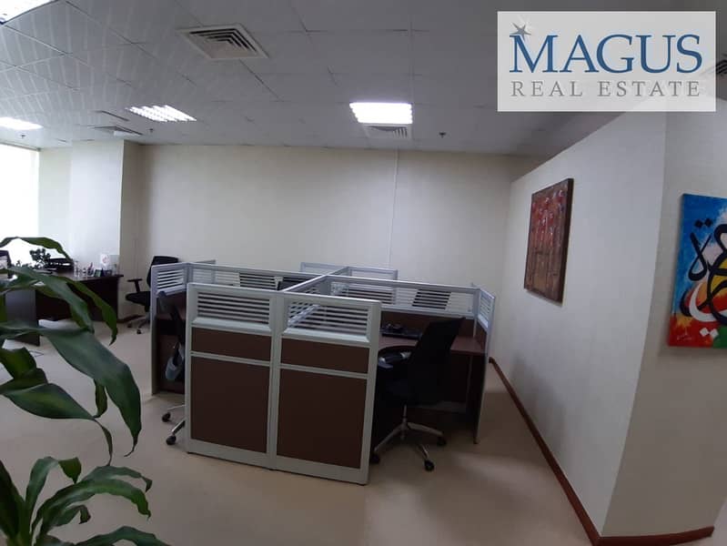 9 Fully fitted with partitions office | Al Manara