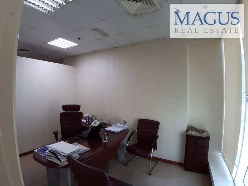 14 Fully fitted with partitions office | Al Manara