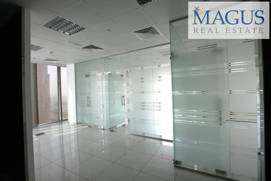 8 Fitted Office for Rent in Prism Tower Business Bay