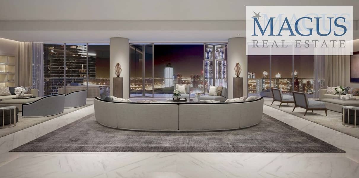 Masterfully Luxury Apartment| High Floor 02 Unit | Full BK & Fountain View