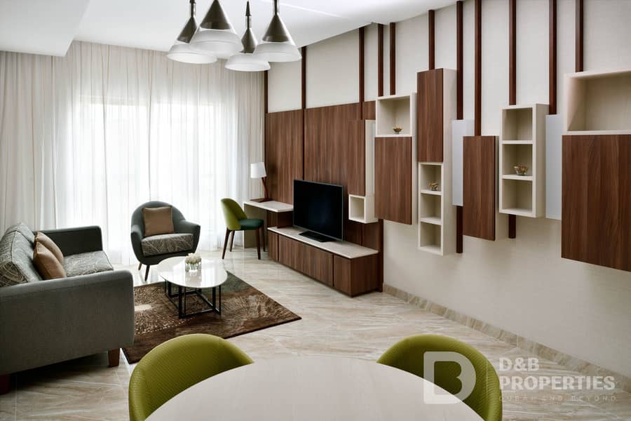位于迪拜市中心，迪拜市中心欧文比克酒店公寓 2 卧室的酒店式公寓 220000 AED - 7923651