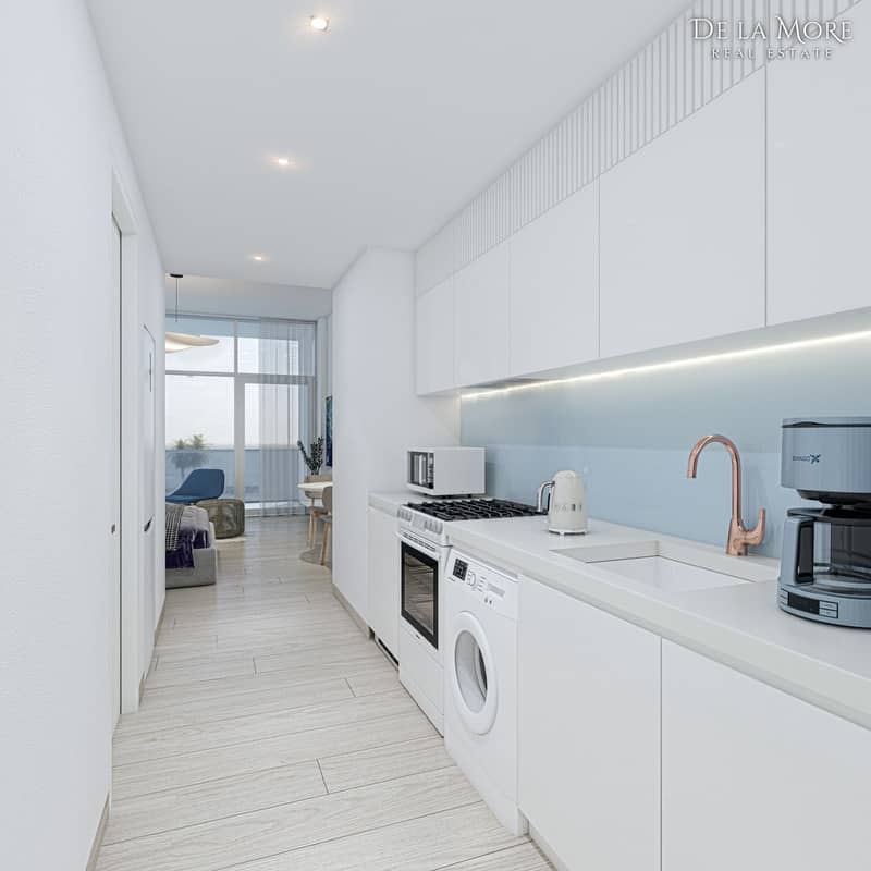 4 Apartment units- Studio kitchen. jpg
