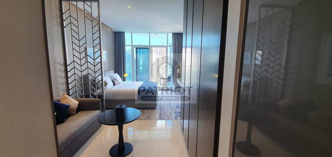 Damac Prive | Full Lake View | Studio | Weekly Basis | Fully Furnished