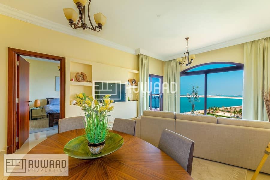 10 Sea View | 1 BHK for Rent Marjan Resort